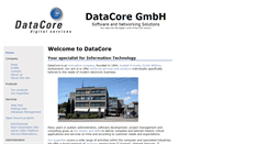 Desktop Screenshot of datacore.ch