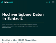 Tablet Screenshot of datacore.de