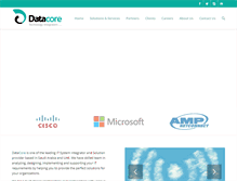 Tablet Screenshot of datacore.com.sa